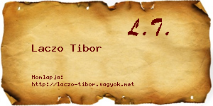 Laczo Tibor névjegykártya